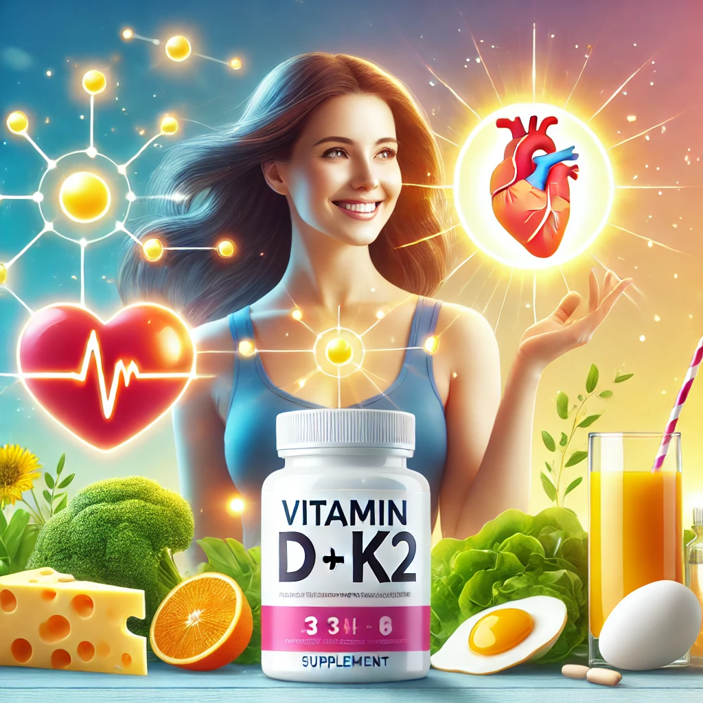Health benefits of Vitamin D3 and K2 for women